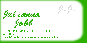 julianna jobb business card